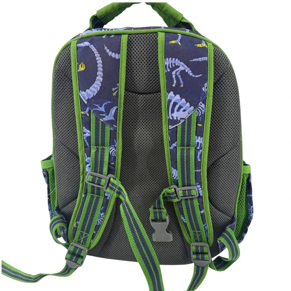 Pottery Barn Kids Mackenzie Dinosaur Skeleton Backpack Navy Green Small School